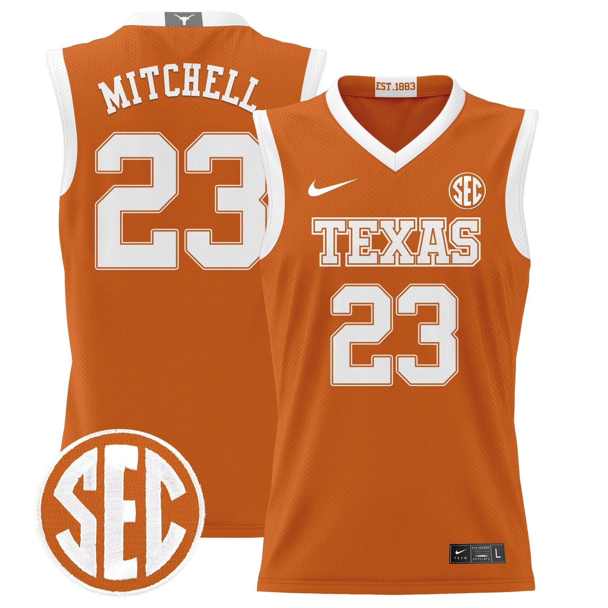 TEX 2024 Lightweight Basketball Jersey - Stitched