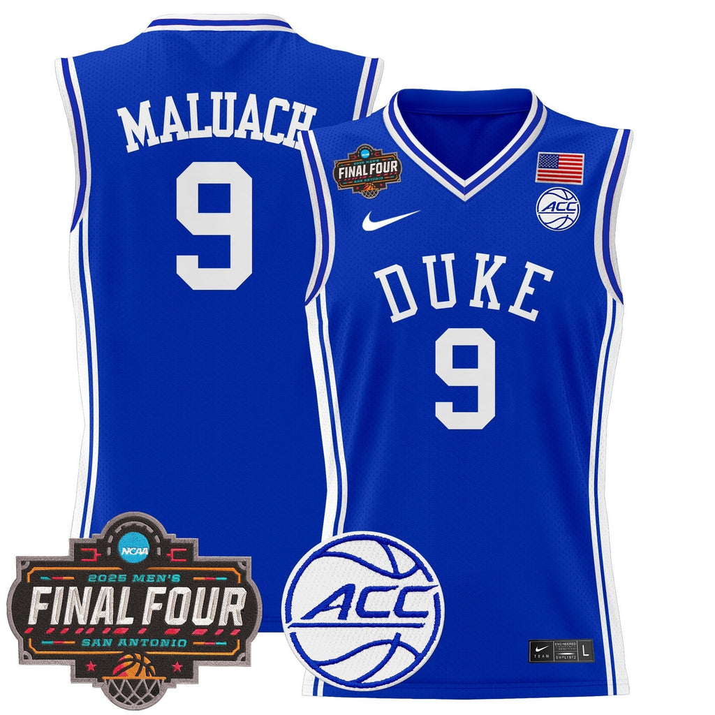 DUKE 2025 Final Four Patch Basketball Jersey - Stitched