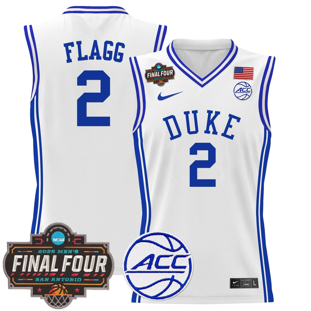 DUKE 2025 Final Four Patch Basketball Jersey - Stitched