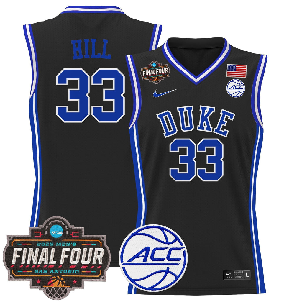 DUKE 2025 Final Four Patch Basketball Jersey - Stitched