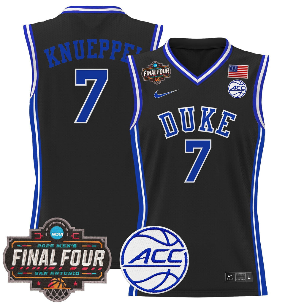 DUKE 2025 Final Four Patch Basketball Jersey - Stitched