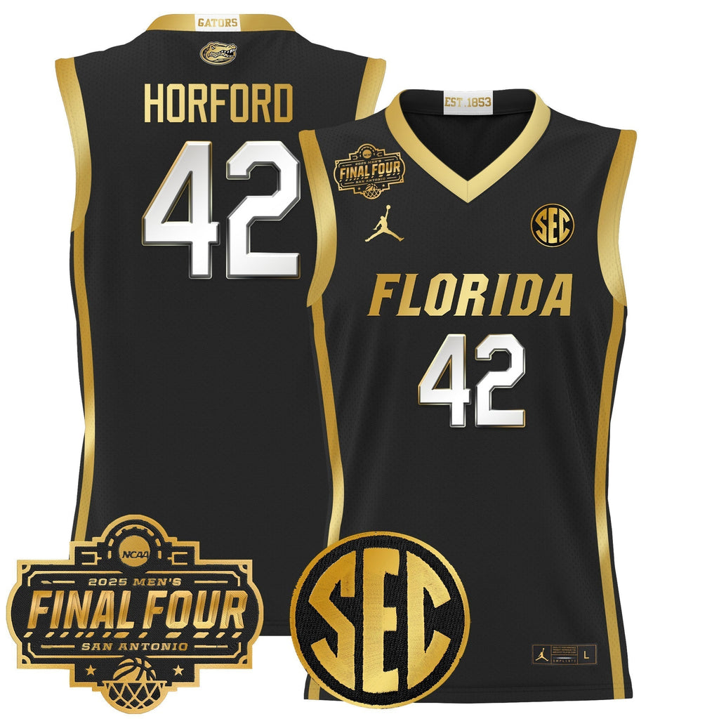 UF 2025 Final Four Patch Basketball Jersey - Stitched