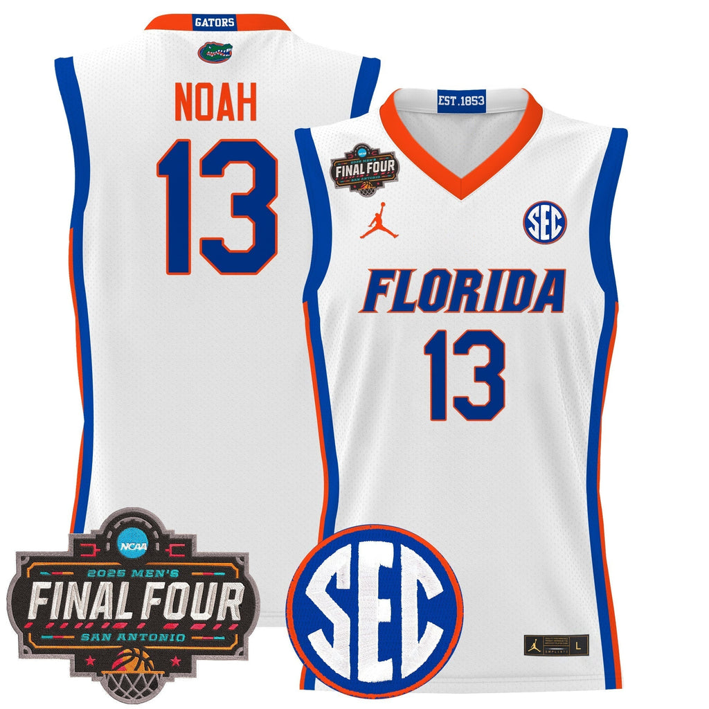 UF 2025 Final Four Patch Basketball Jersey - Stitched