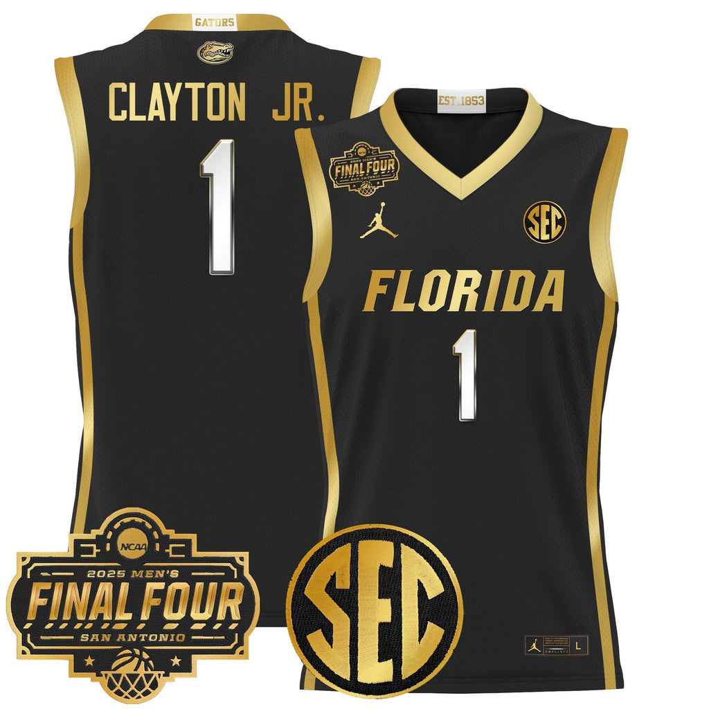 UF 2025 Final Four Patch Basketball Jersey - Stitched