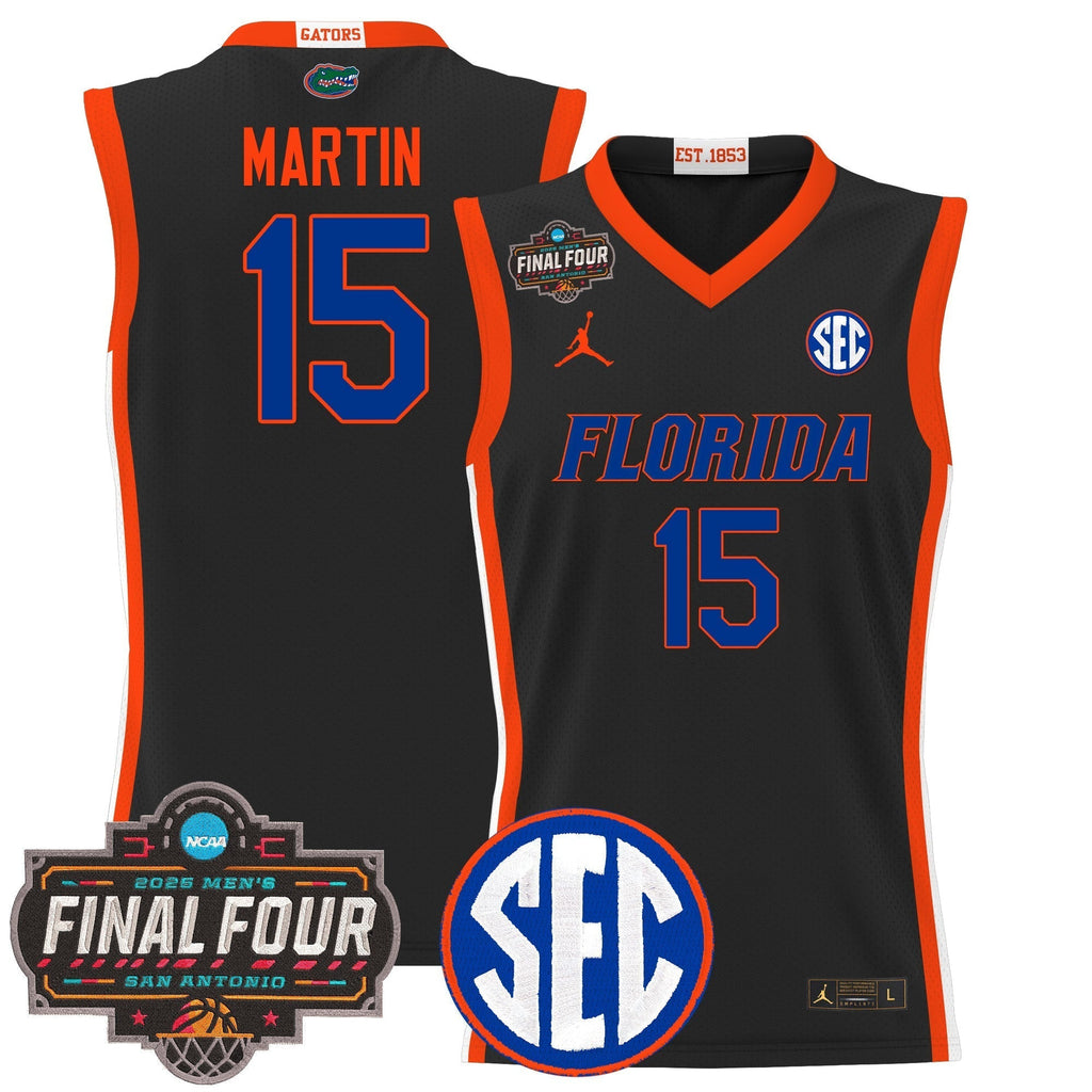 UF 2025 Final Four Patch Basketball Jersey - Stitched