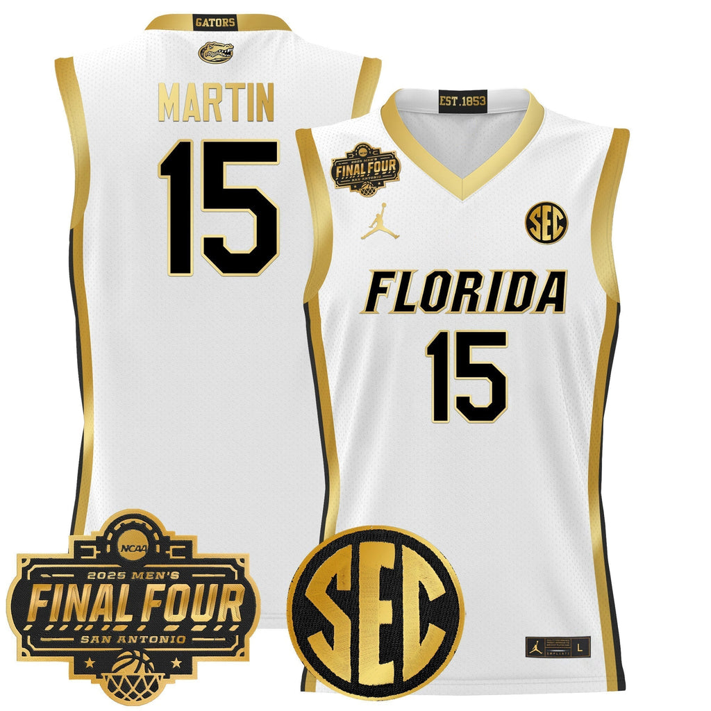 UF 2025 Final Four Patch Basketball Jersey - Stitched