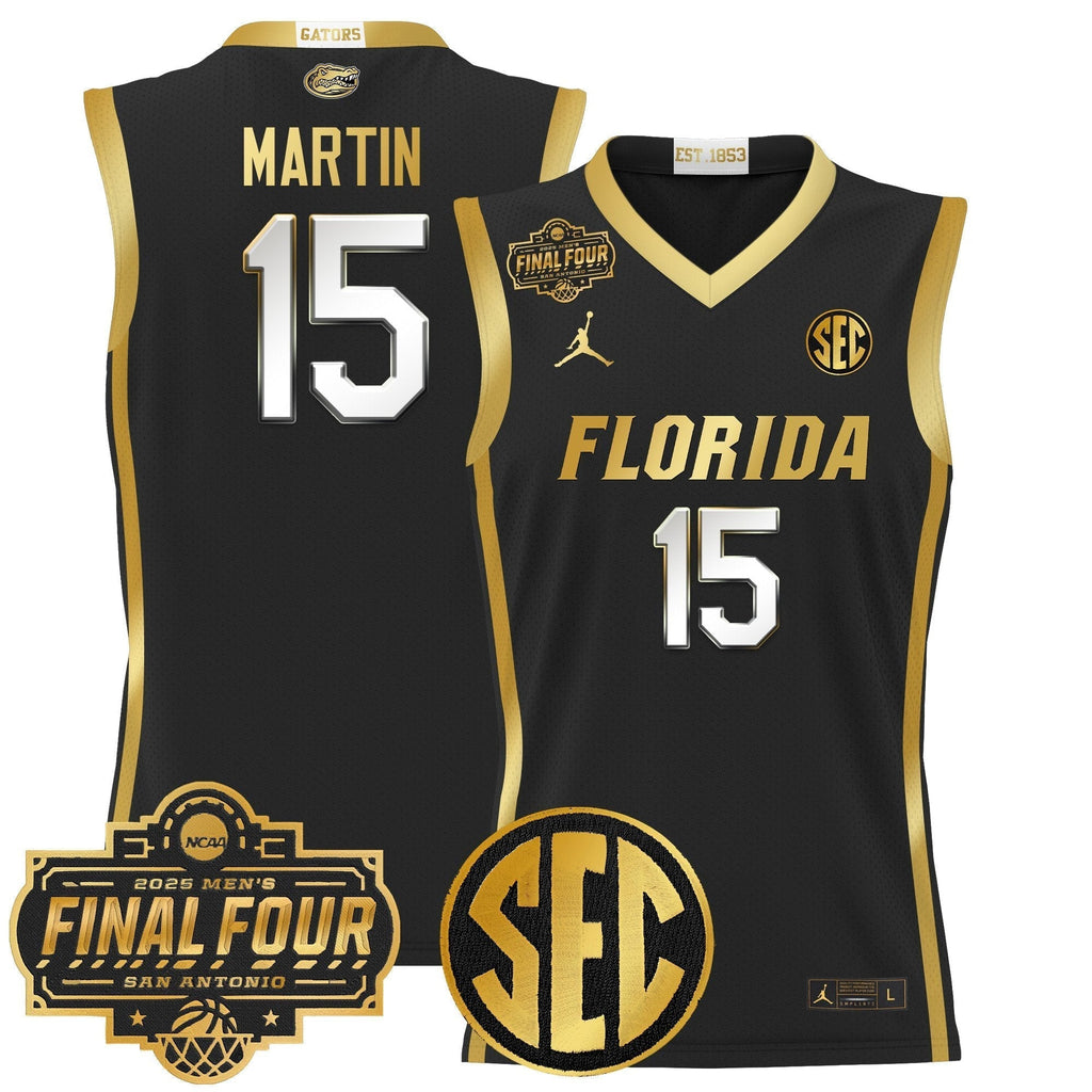 UF 2025 Final Four Patch Basketball Jersey - Stitched