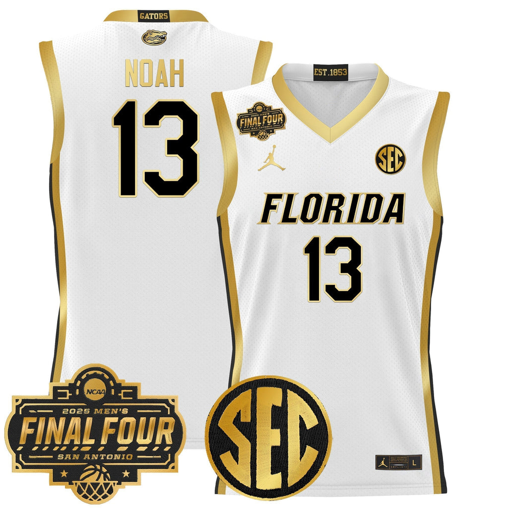 UF 2025 Final Four Patch Basketball Jersey - Stitched