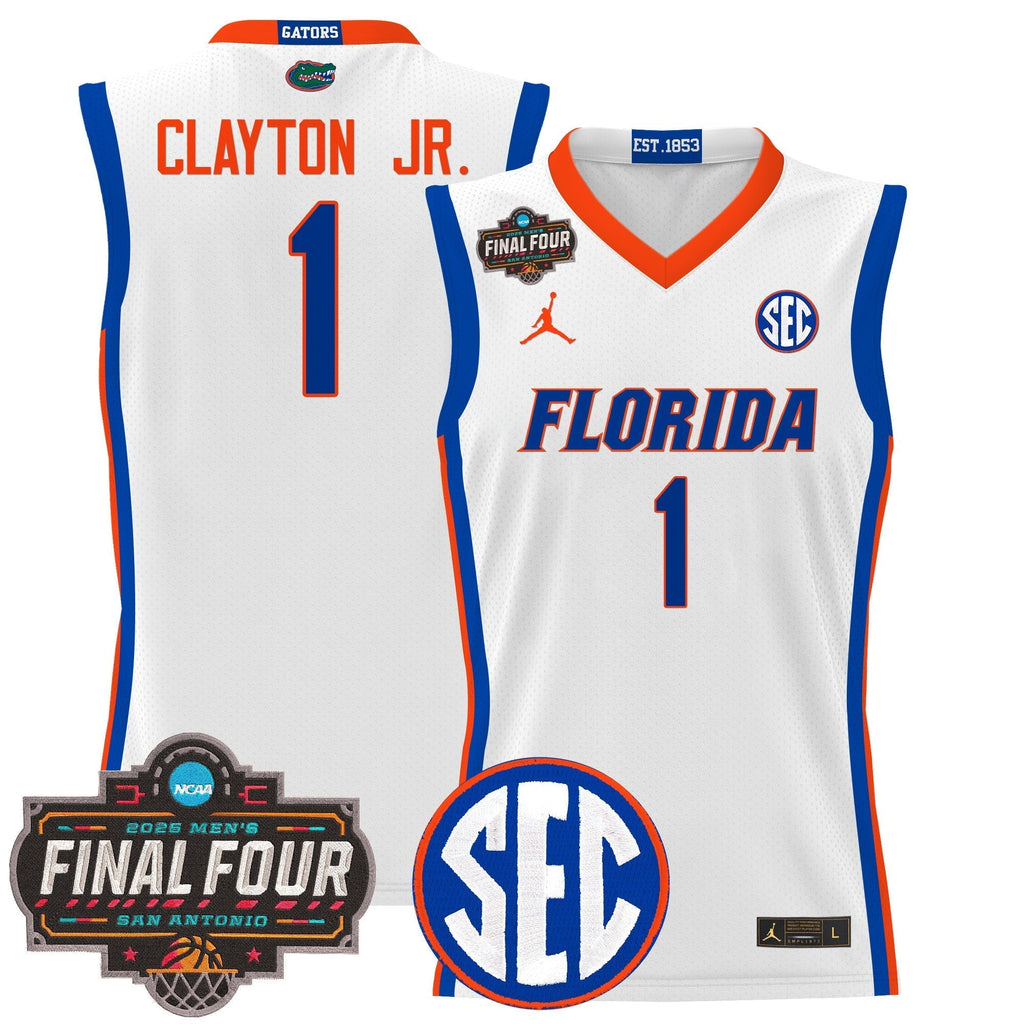 UF 2025 Final Four Patch Basketball Jersey - Stitched