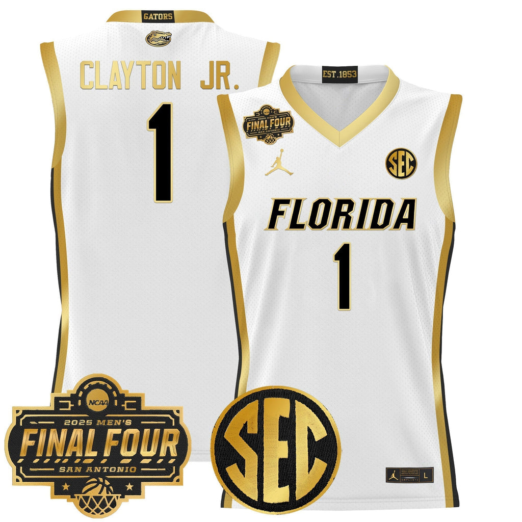 UF 2025 Final Four Patch Basketball Jersey - Stitched