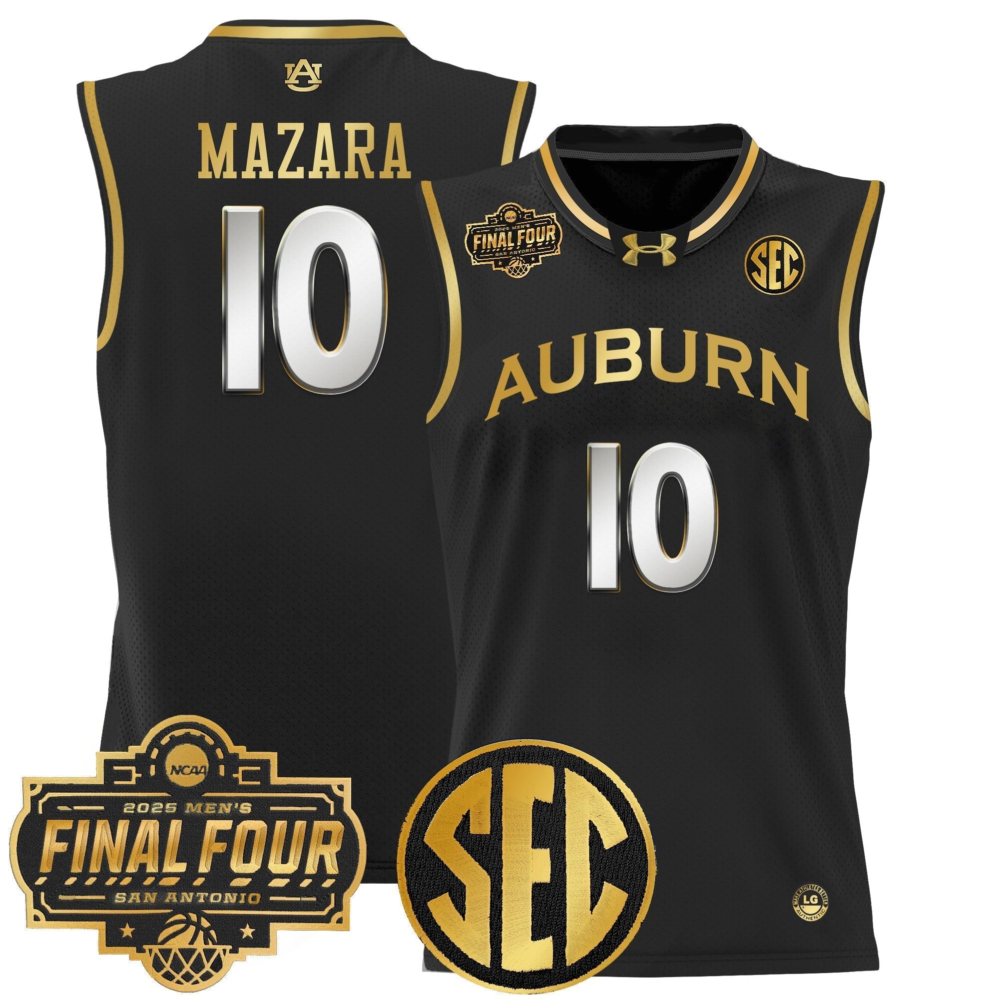 AUB 2025 Final Four Patch Lightweight Basketball Jersey - Stitched