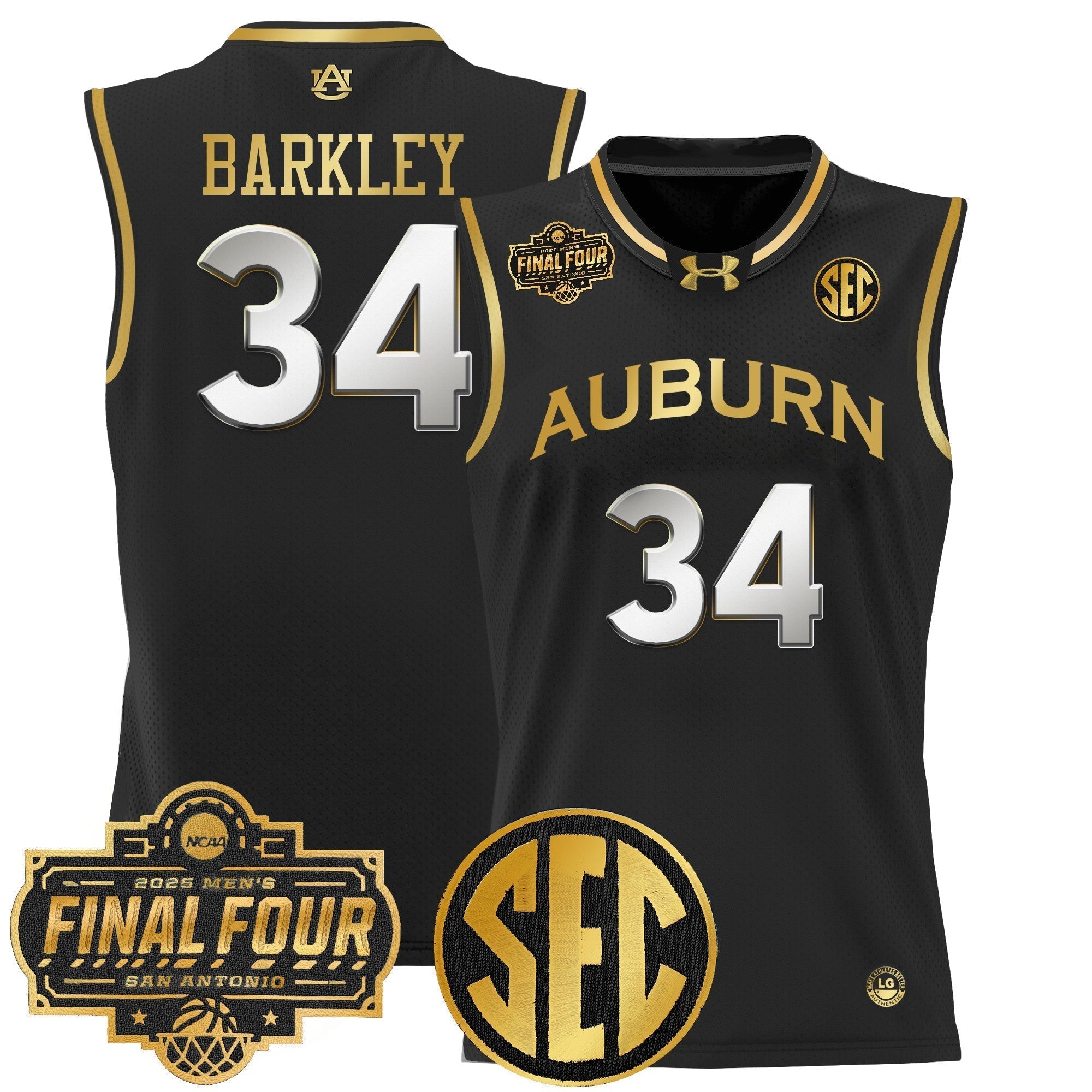 AUB 2025 Final Four Patch Lightweight Basketball Jersey - Stitched