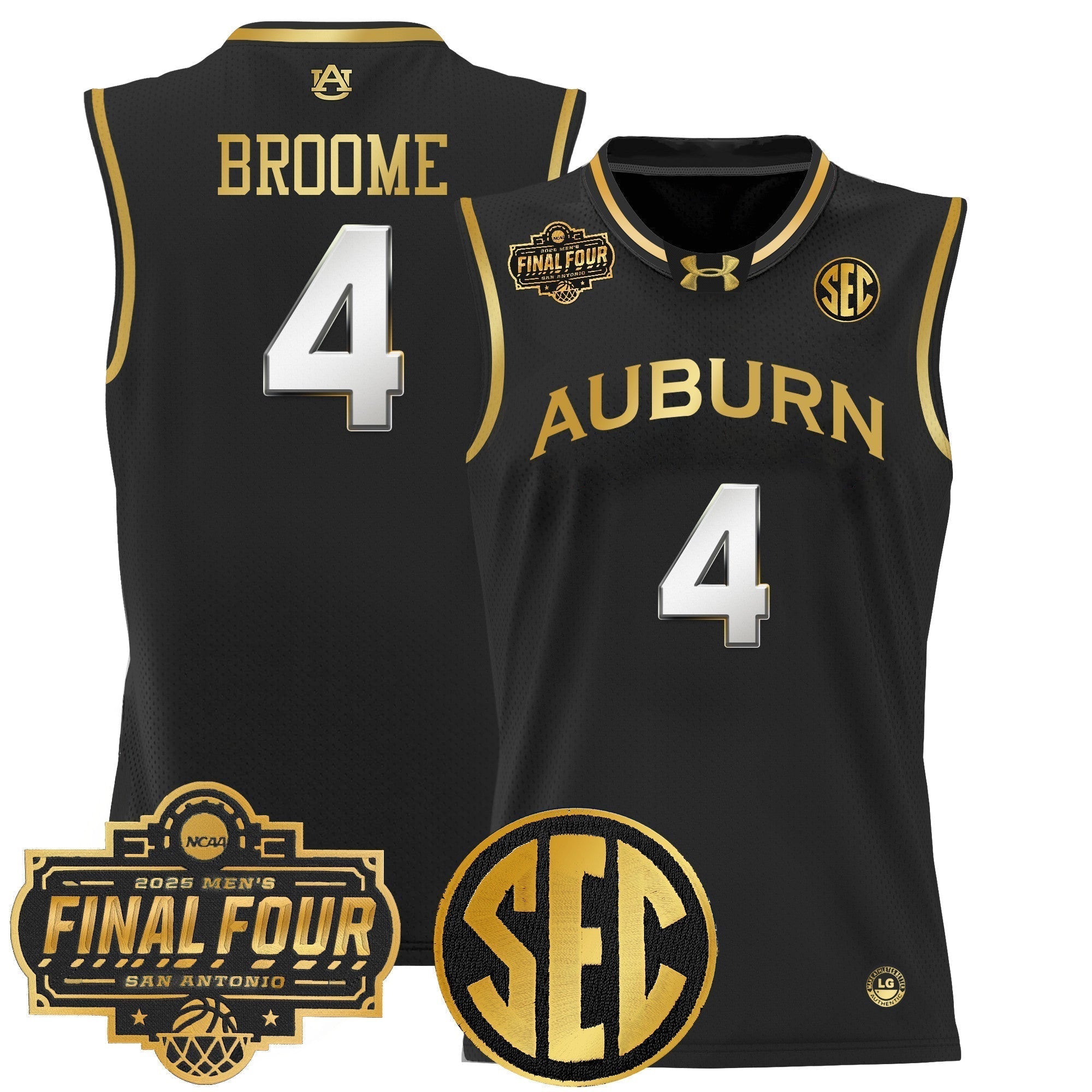 AUB 2025 Final Four Patch Lightweight Basketball Jersey - Stitched