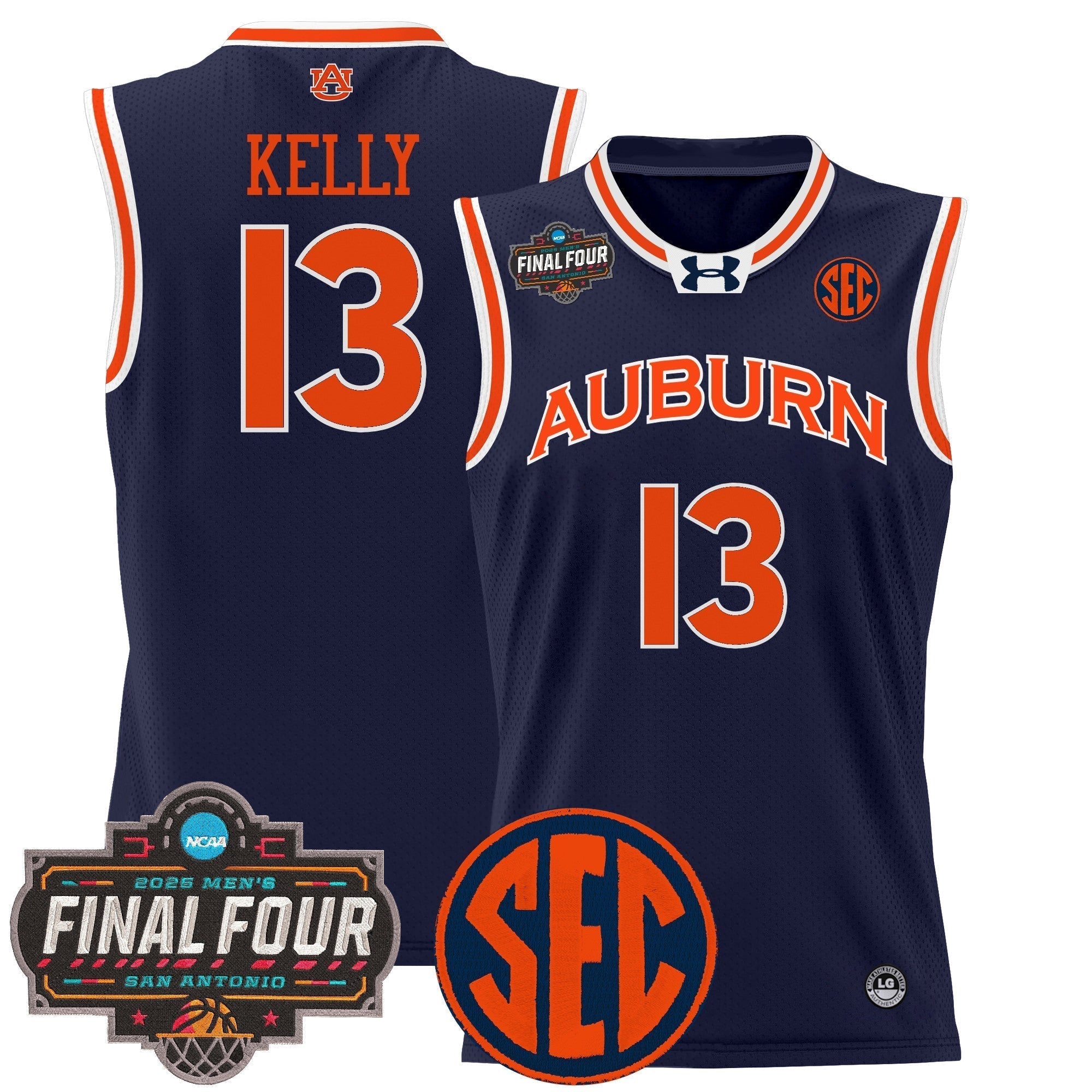 AUB 2025 Final Four Patch Lightweight Basketball Jersey - Stitched