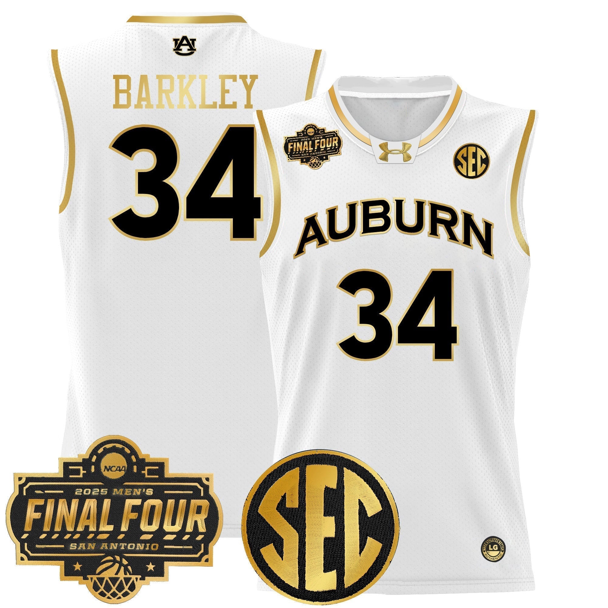 AUB 2025 Final Four Patch Lightweight Basketball Jersey - Stitched