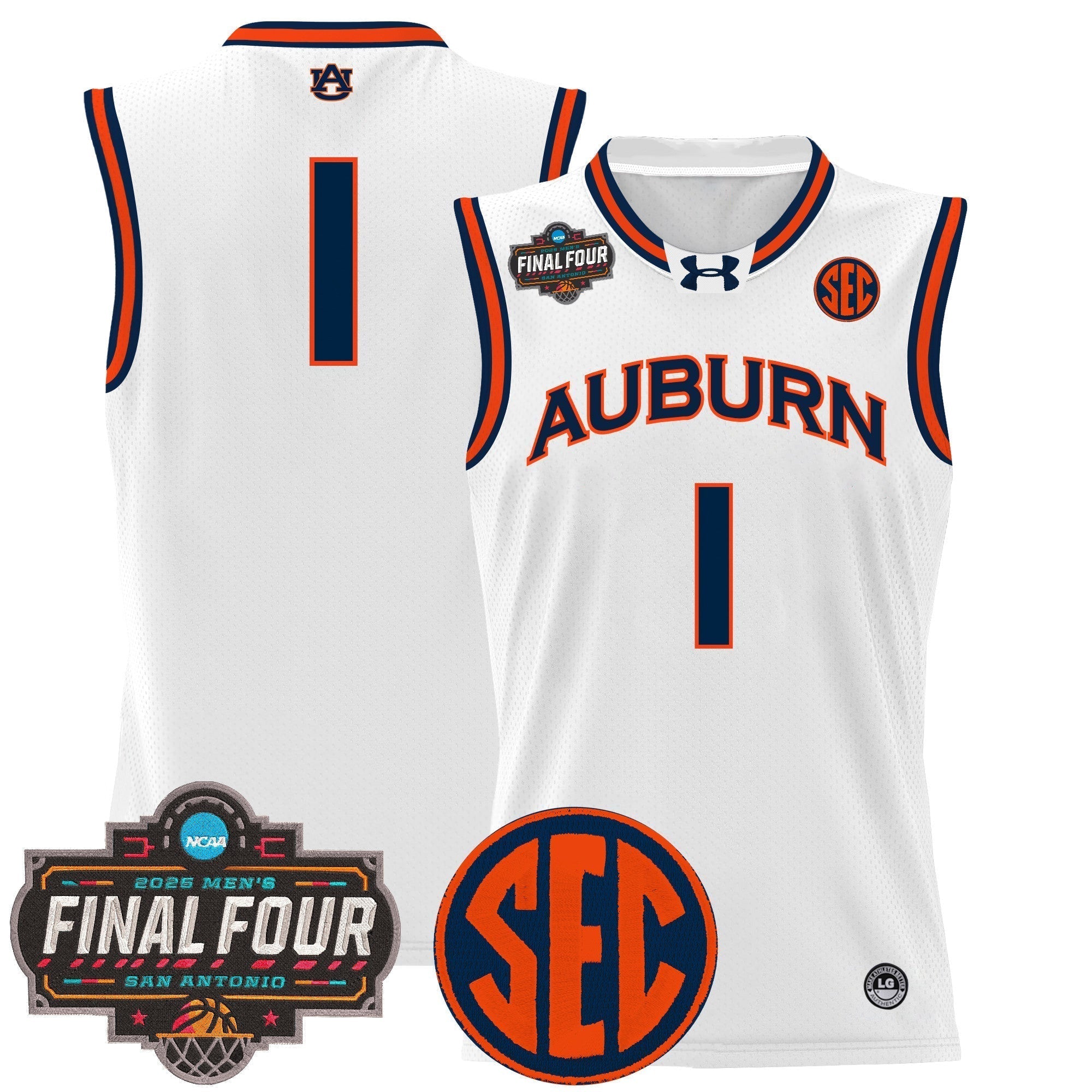AUB 2025 Final Four Patch Lightweight Basketball Jersey - Stitched