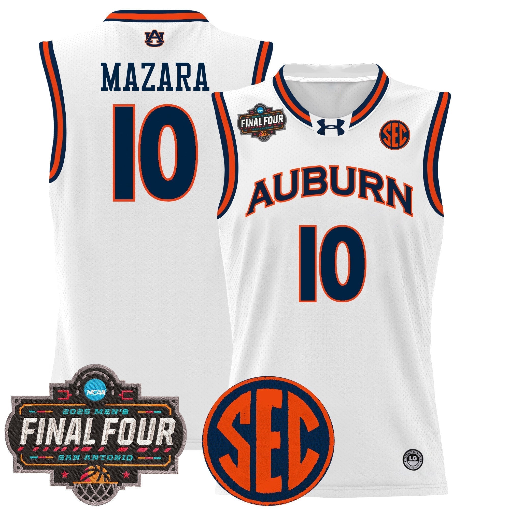 AUB 2025 Final Four Patch Lightweight Basketball Jersey - Stitched