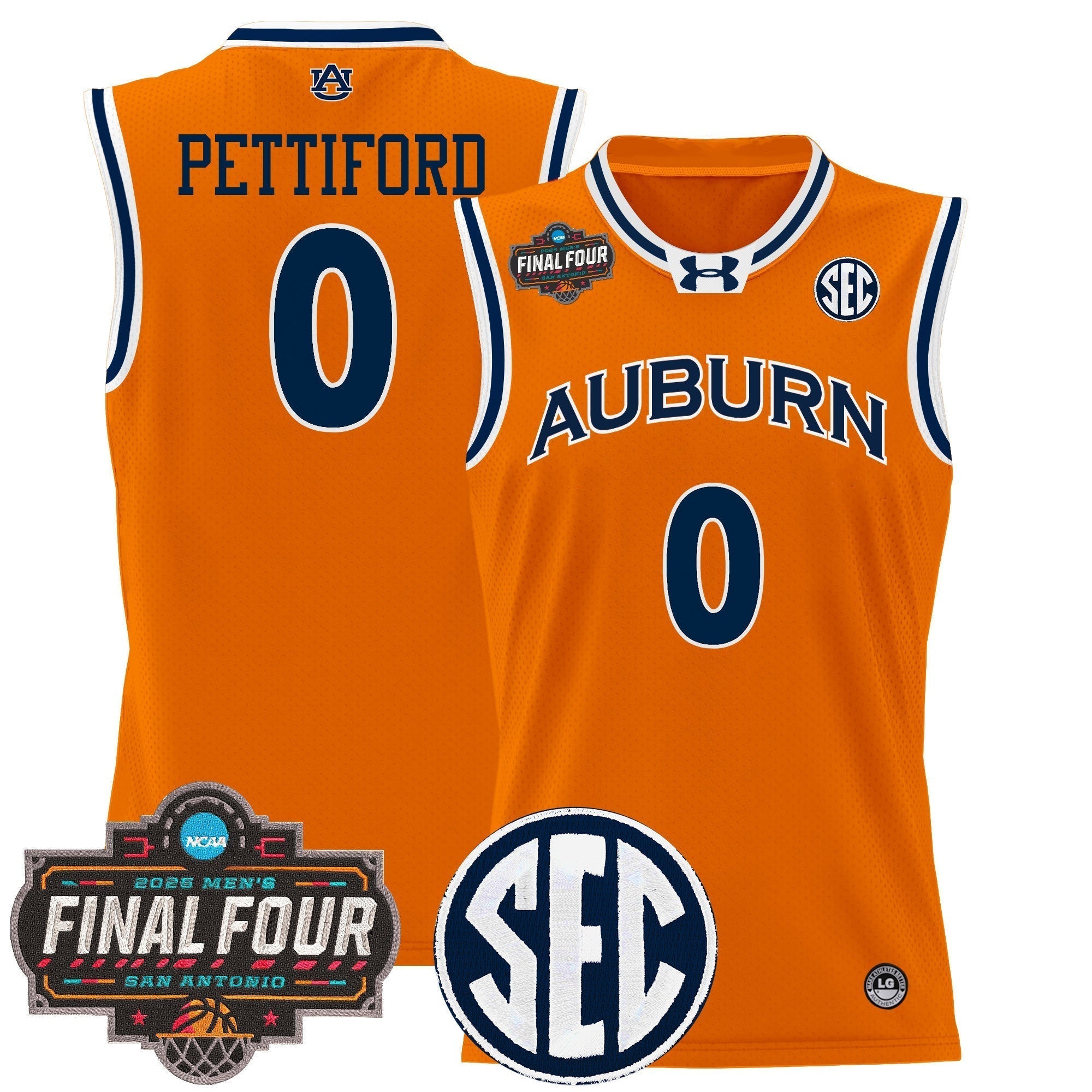 AUB 2025 Final Four Patch Lightweight Basketball Jersey - Stitched