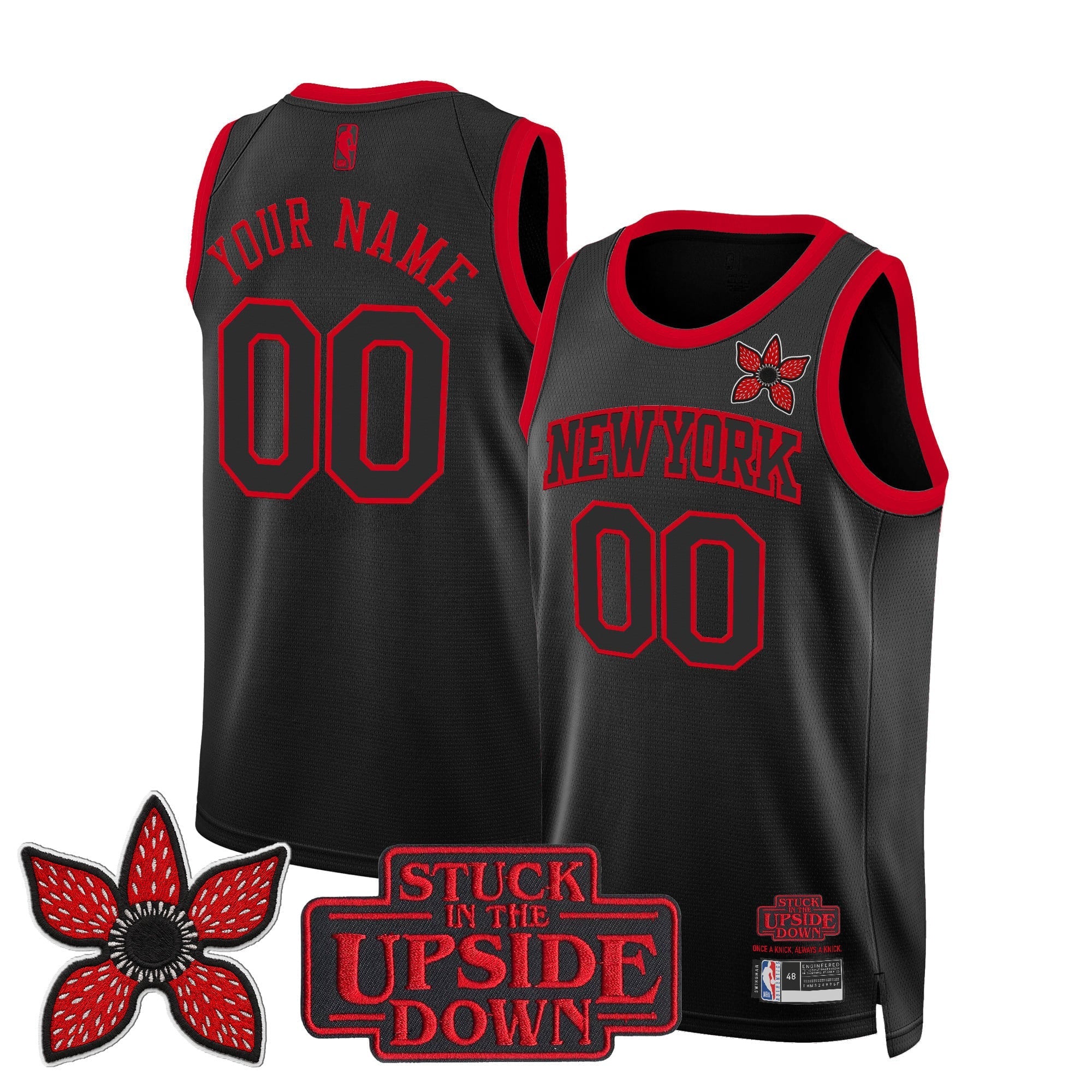 NYK 'Stranger Things Edition' Swingman Custom Jersey - Stitched