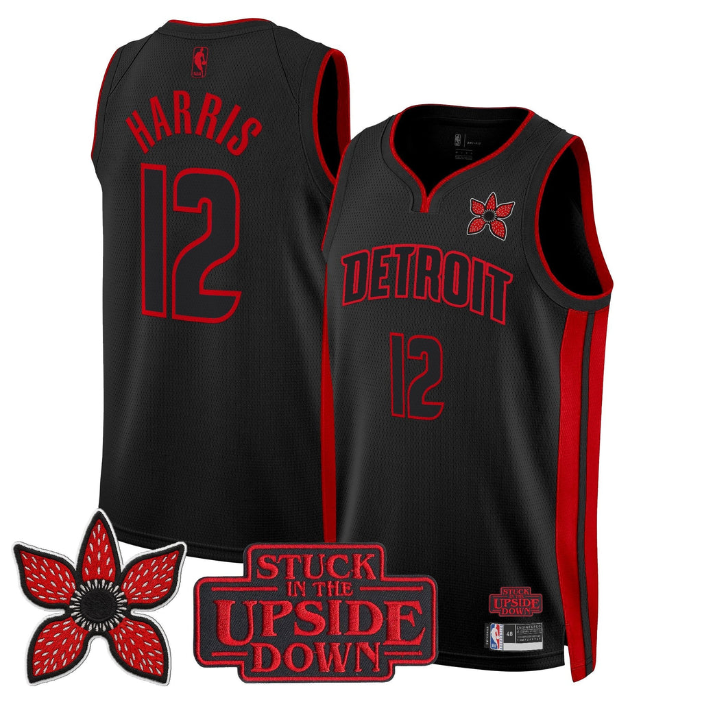 Detroit Pistons 'Stranger Things Edition' Swingman Jersey - Stitched