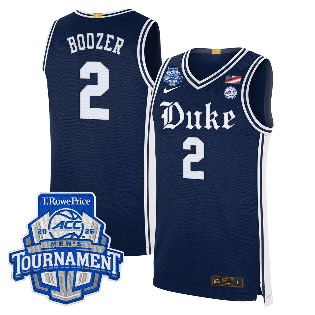 DUKE 2026 ACC Conference Tournament Champions Basketball Jersey - Stitched