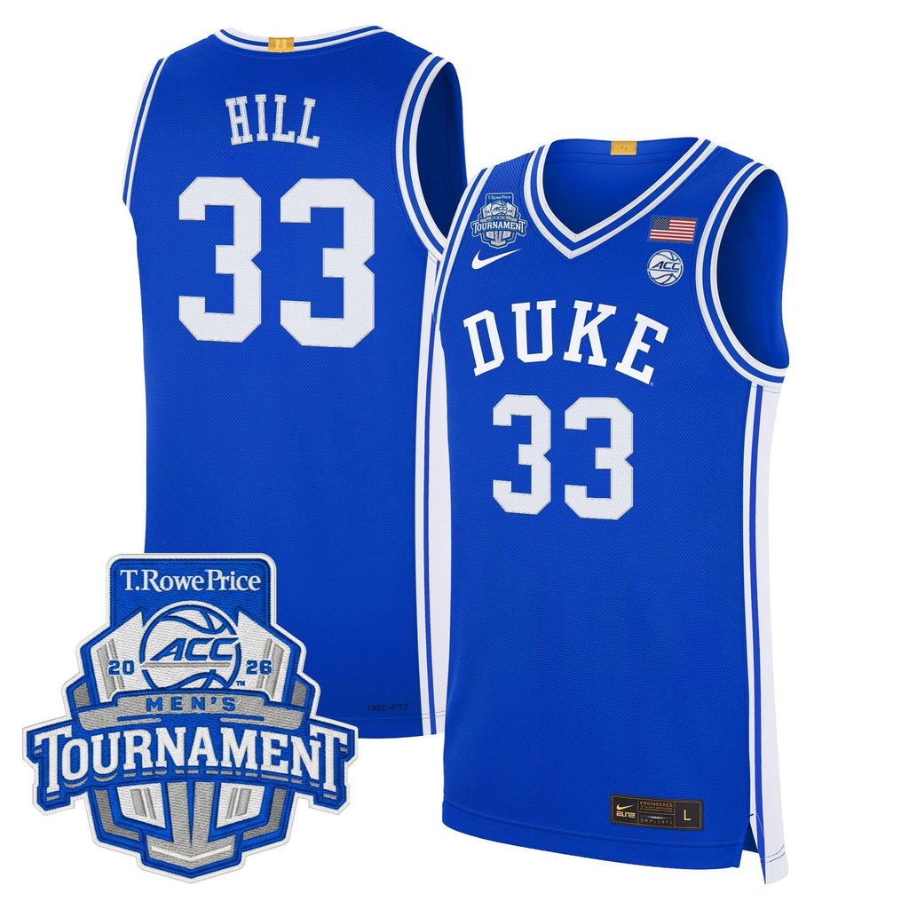 DUKE 2026 ACC Conference Tournament Champions Basketball Jersey - Stitched