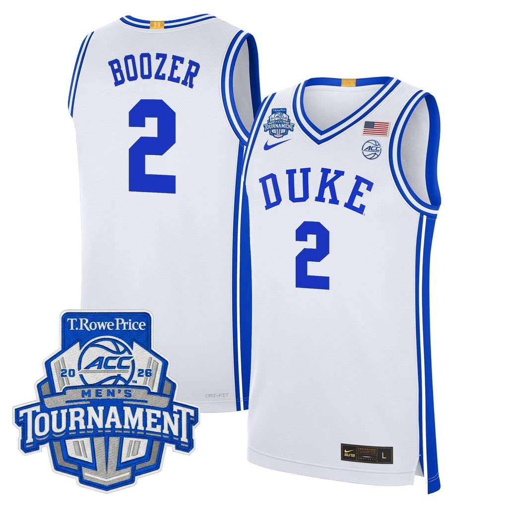 DUKE 2026 ACC Conference Tournament Champions Basketball Jersey - Stitched
