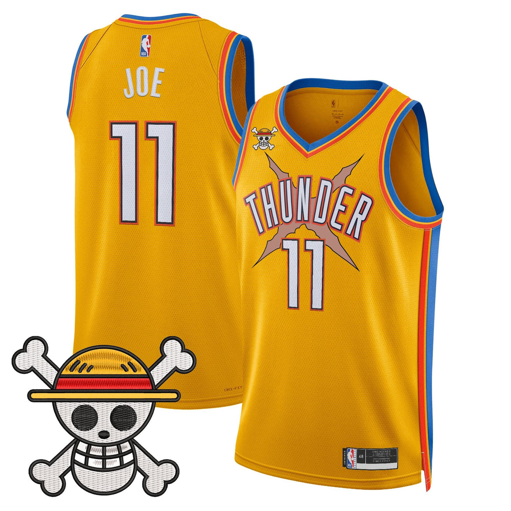 OKC x One Piece Swingman Jersey- Stitched