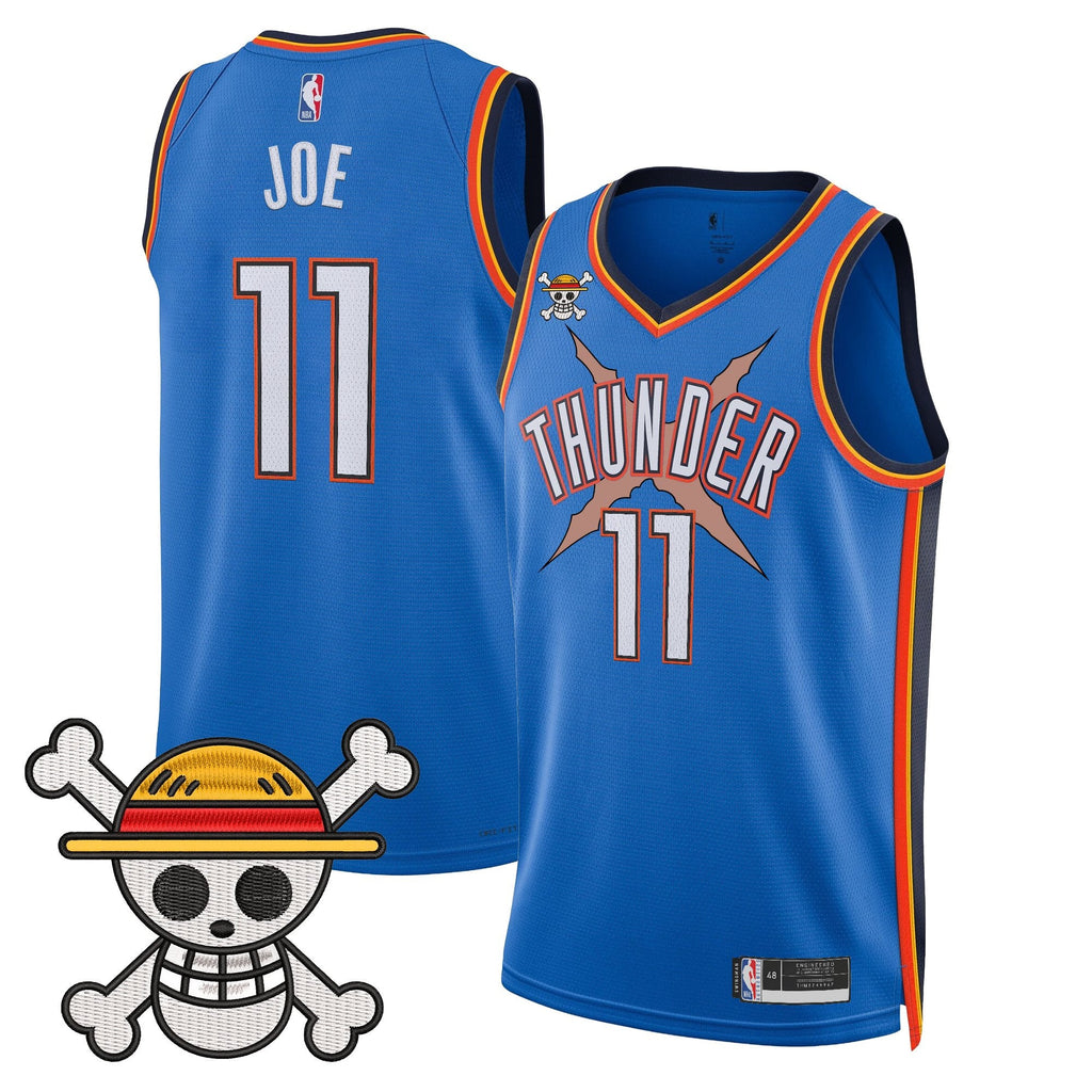 OKC x One Piece Swingman Jersey- Stitched