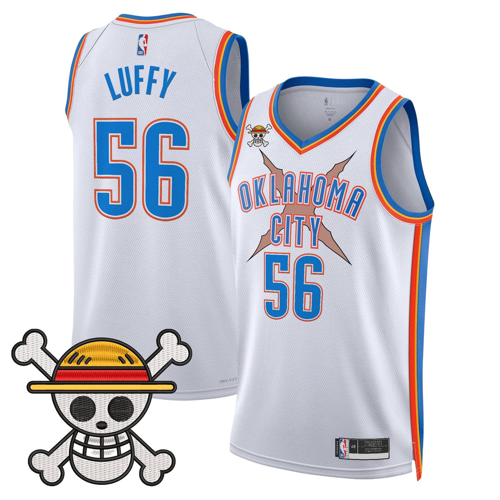 OKC x One Piece Swingman Jersey- Stitched