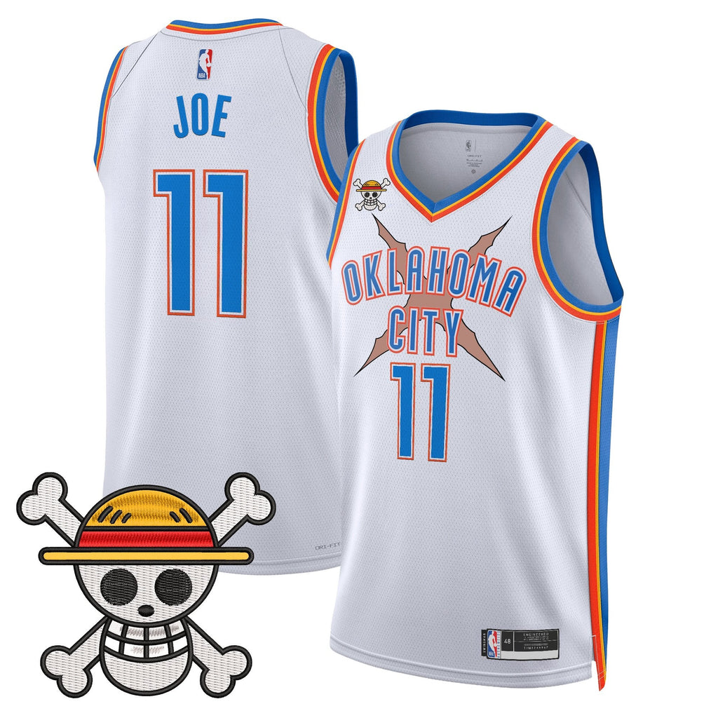 OKC x One Piece Swingman Jersey- Stitched