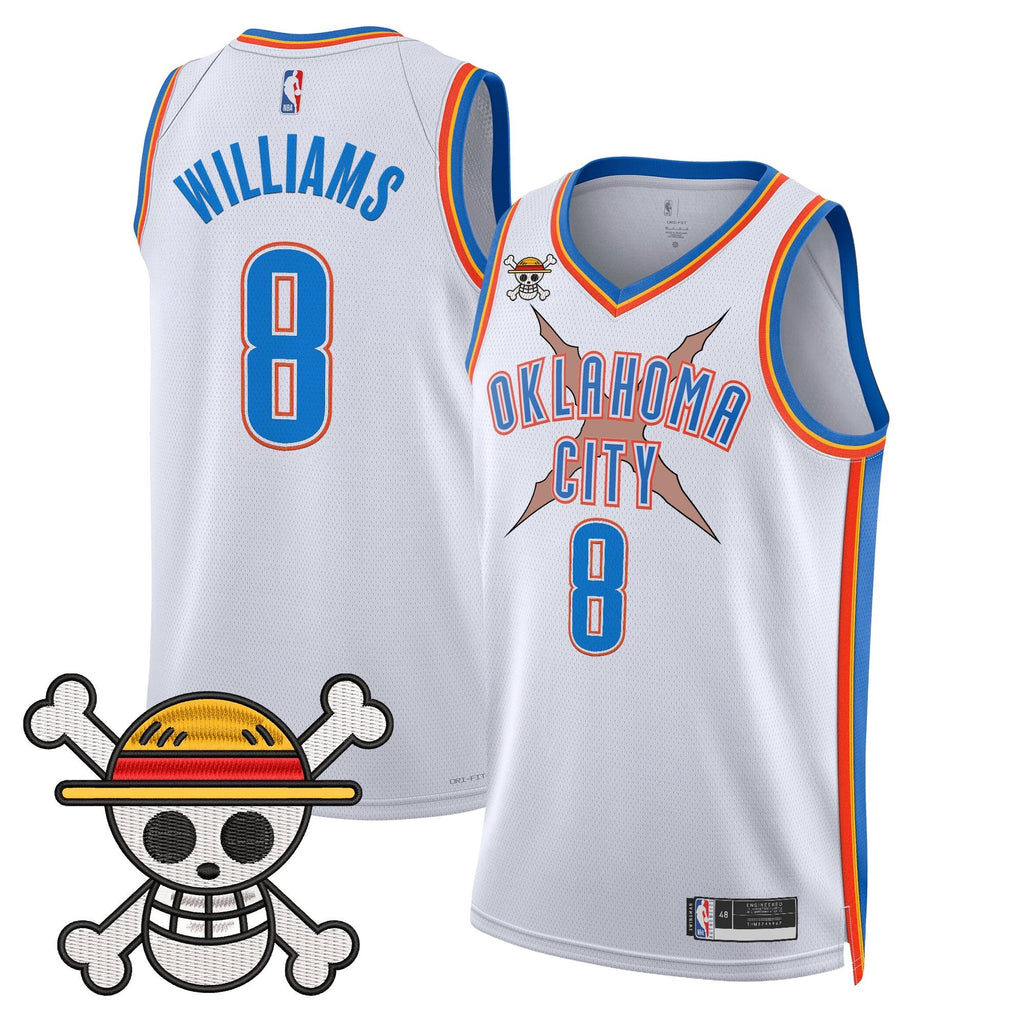 OKC x One Piece Swingman Jersey- Stitched