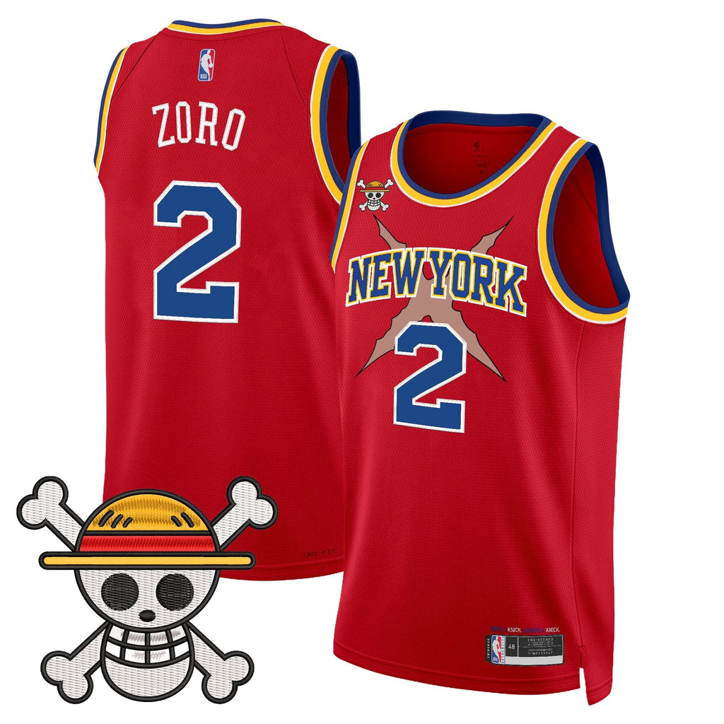 NYK x One Piece Swingman Jersey- Stitched