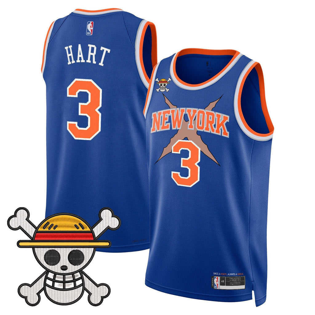 NYK x One Piece Swingman Jersey- Stitched