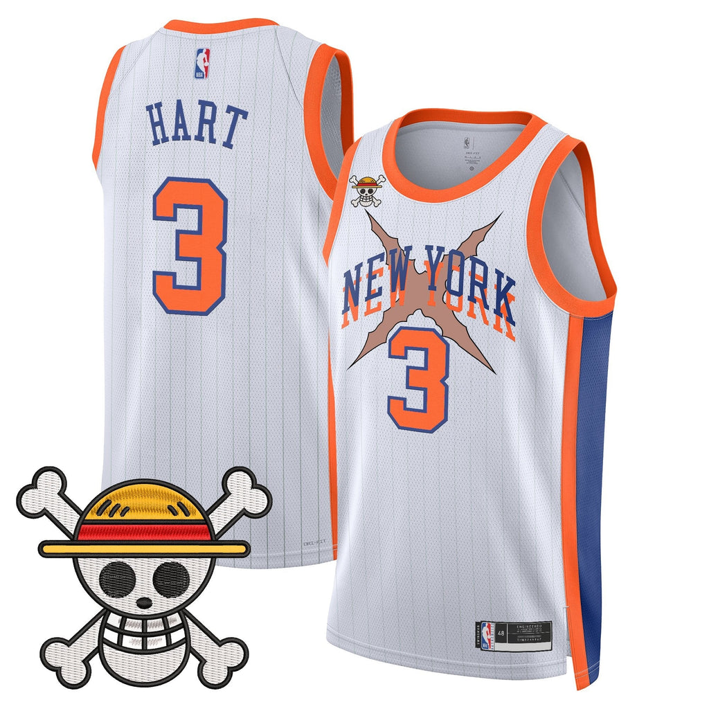 NYK x One Piece Swingman Jersey- Stitched