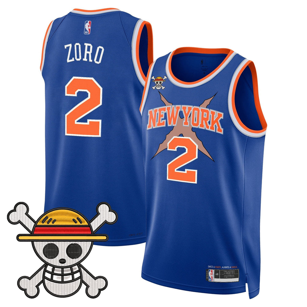 NYK x One Piece Swingman Jersey- Stitched