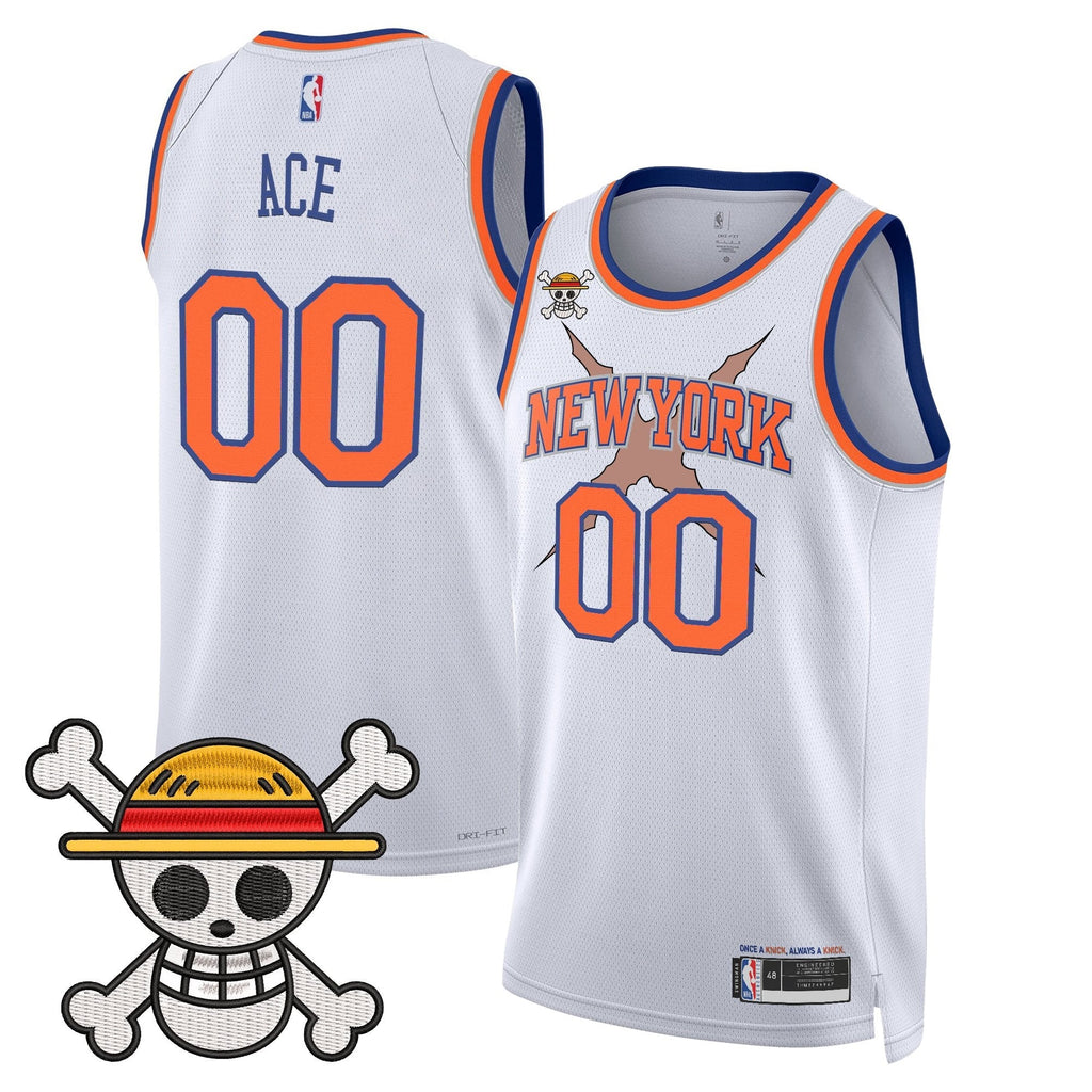 NYK x One Piece Swingman Jersey- Stitched