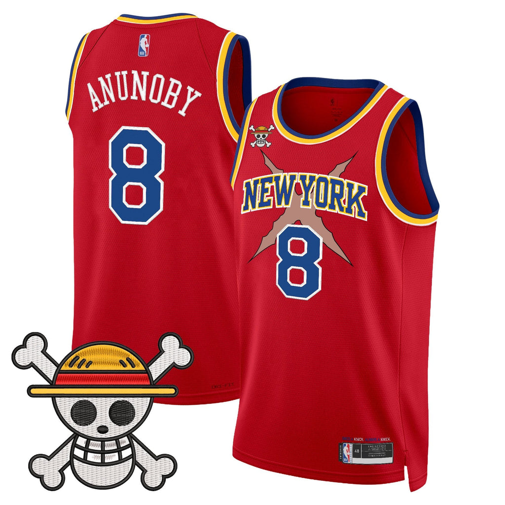 NYK x One Piece Swingman Jersey- Stitched