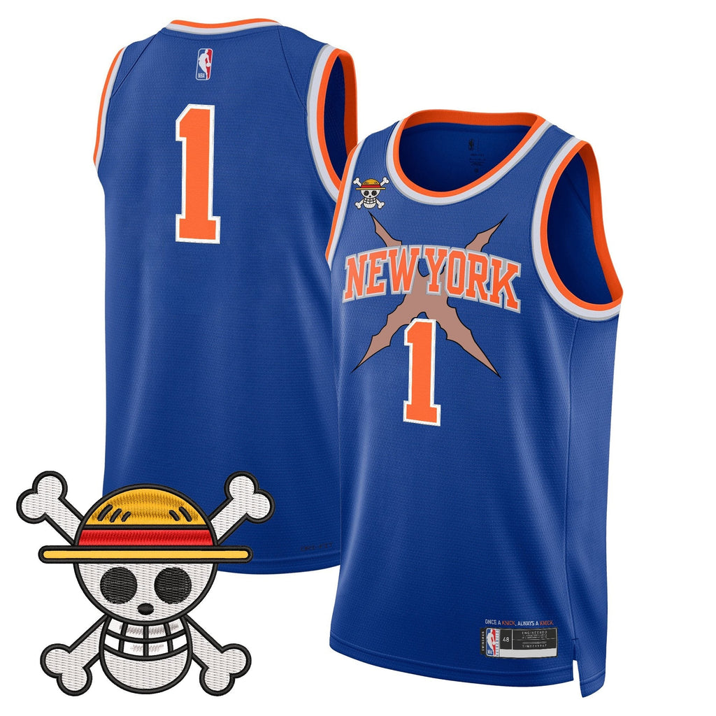 NYK x One Piece Swingman Jersey- Stitched