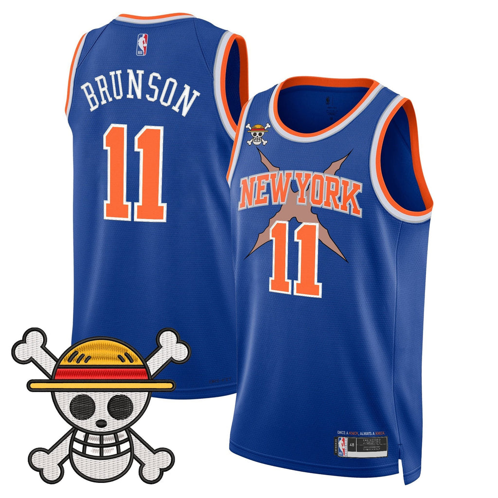 NYK x One Piece Swingman Jersey- Stitched