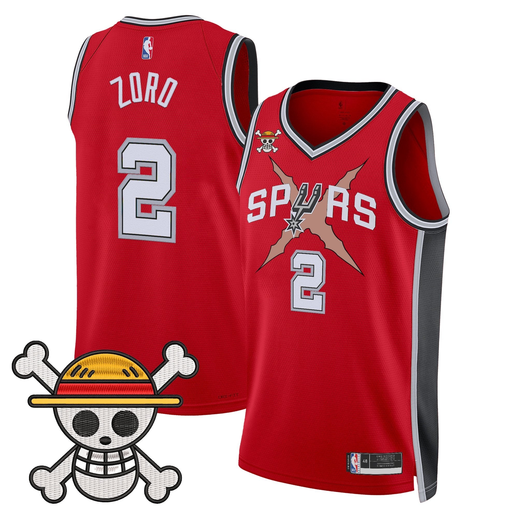 SAS x One Piece Jersey Collection - Stitched
