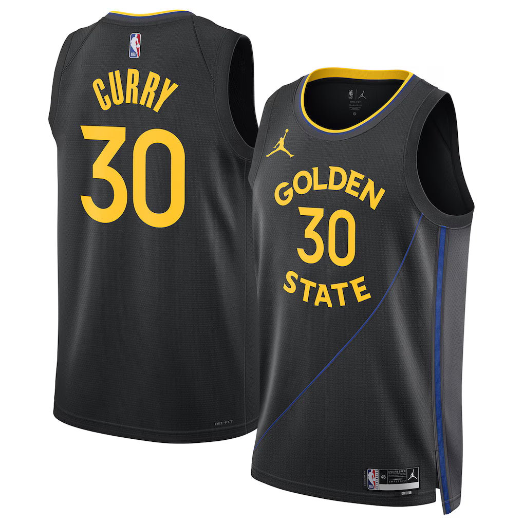 Stephen Curry Golden State Warriors Unisex 2024/25 Jersey - Statement Edition - Black
