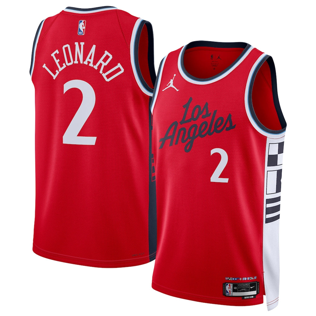Kawhi Leonard LA Clippers Unisex 2024/25 Jersey - Statement Edition - Red