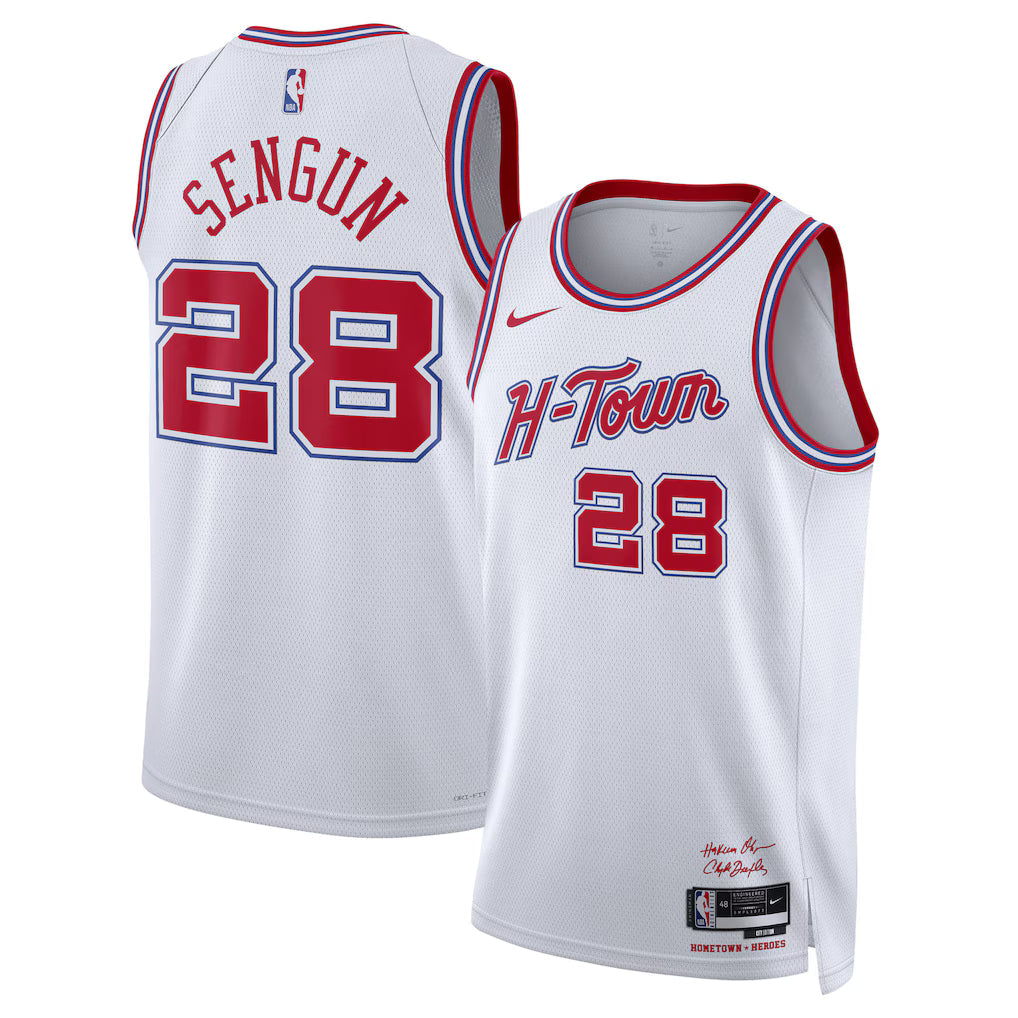 Alperen Sengun Houston Rockets Unisex 2025/26 Jersey - White - City Edition