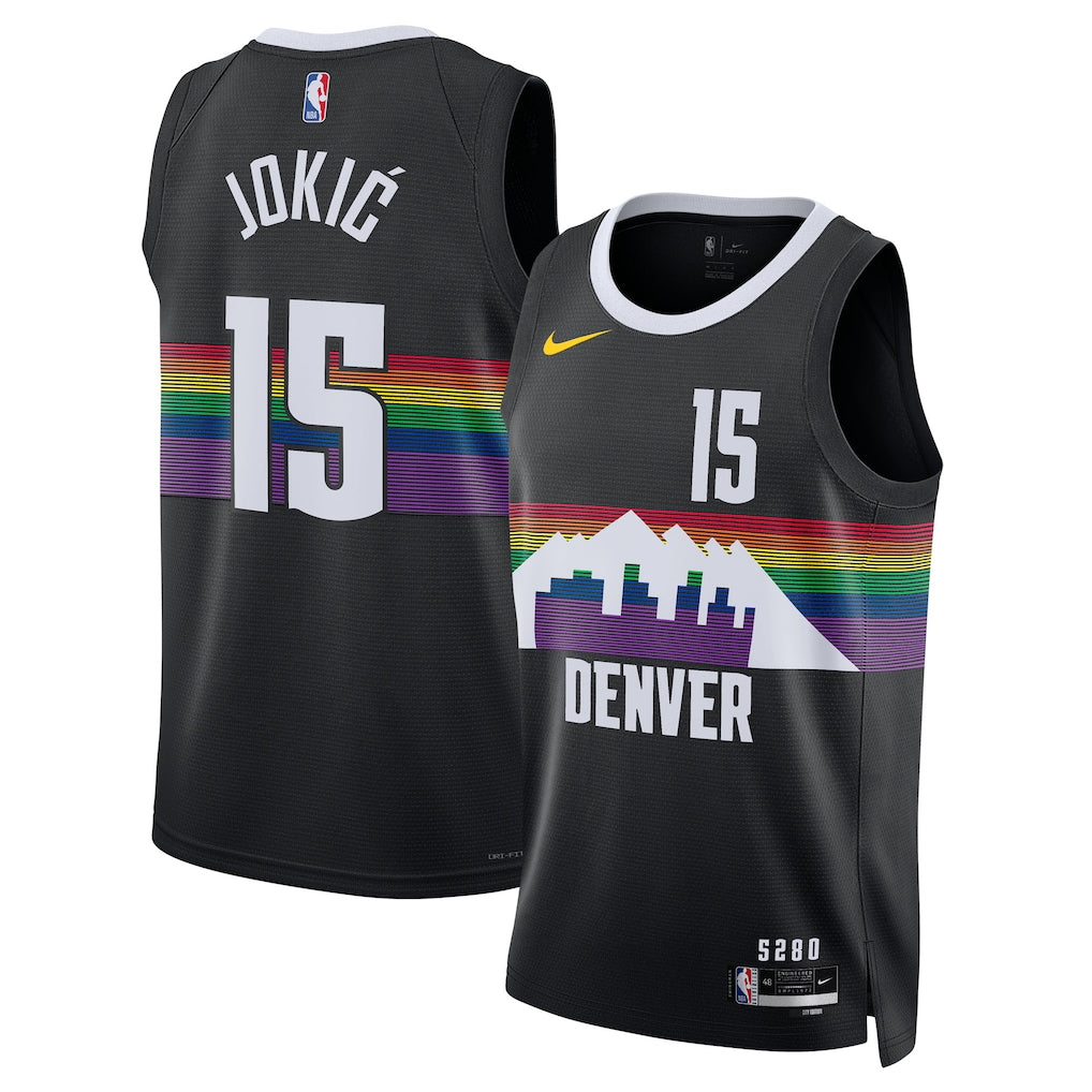 Nikola Jokic Denver Nuggets Unisex 2025/26 Jersey - Black - City Edition
