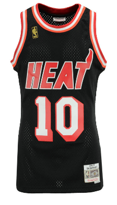 Miami Heat Tim Hardaway Mitchell & Ness NBA Mens Hardwood Classic Swingman Jersey