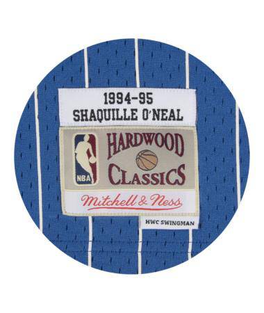 Men’s Shaquille O’Neal Orlando Magic 1994-95 Blue Swingman Replica Jersey By Mitchell & Ness