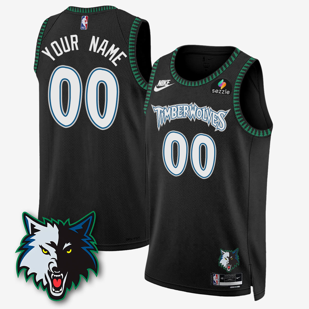 MIN "Black Trees" 25/26 Classic Edition Custom Jersey - Stitched