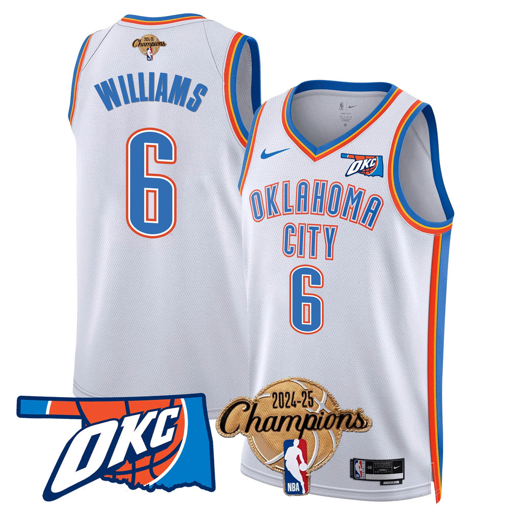 OKC 2024-25 Champions Jersey - Stitched