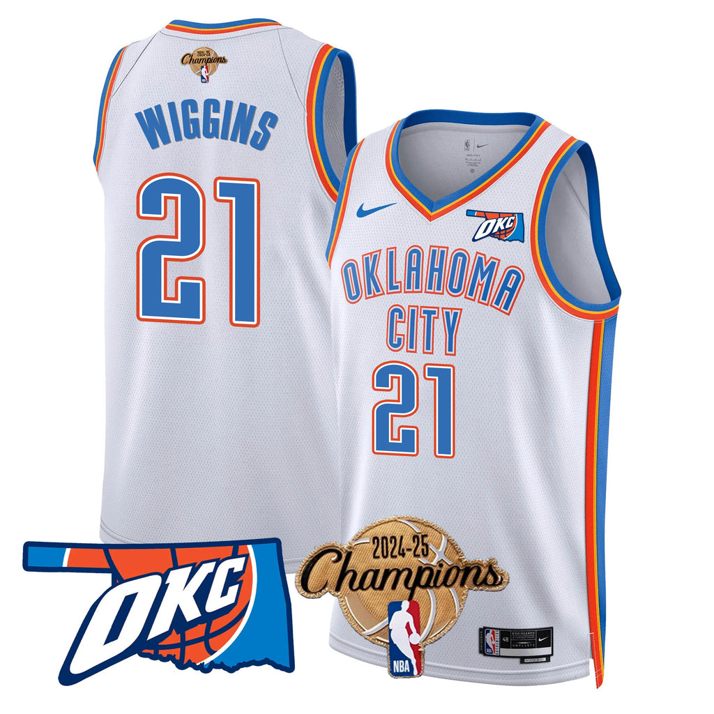 OKC 2024-25 Champions Jersey - Stitched